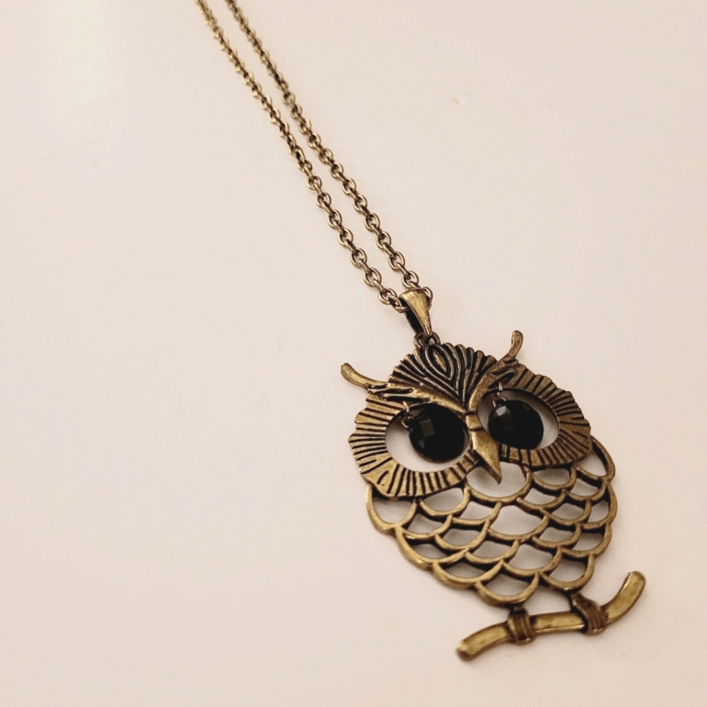 NWOT Owl necklace